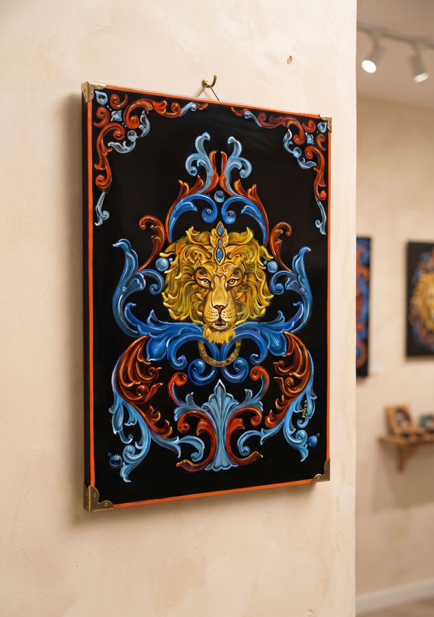 Cuadro Filete Porteño "El Rey" 30x40 cm