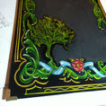 Filete Porteño Blackboard Artwork "Porteño" 30x40 cm — front
