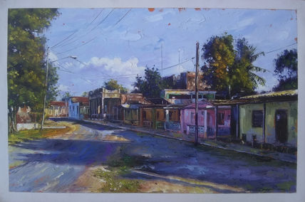 Entrando a mi pueblo