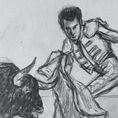 Dibujo de estudio de corrida — detail