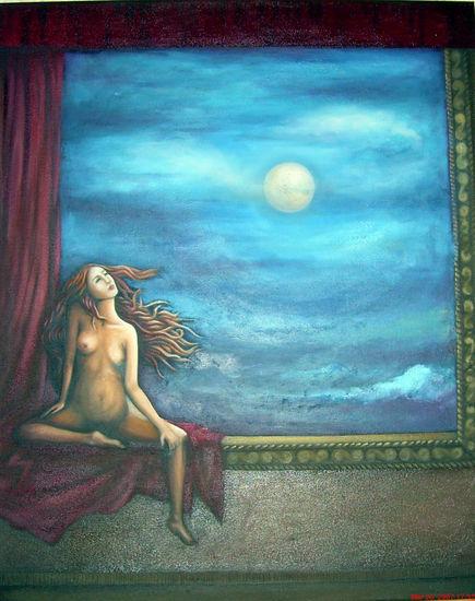 mijer en la ventana Oil Canvas Nude Paintings