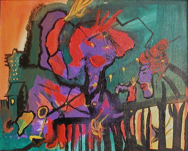 BAILAORA Y CANTAORA Acrylic Canvas Others