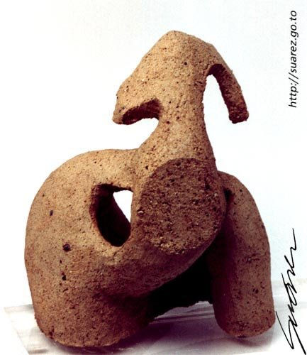 escultura6 ALEGORIA CELTA Terracotta Figurative