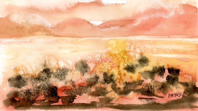 Fluido y materia Watercolour Paper Landscaping