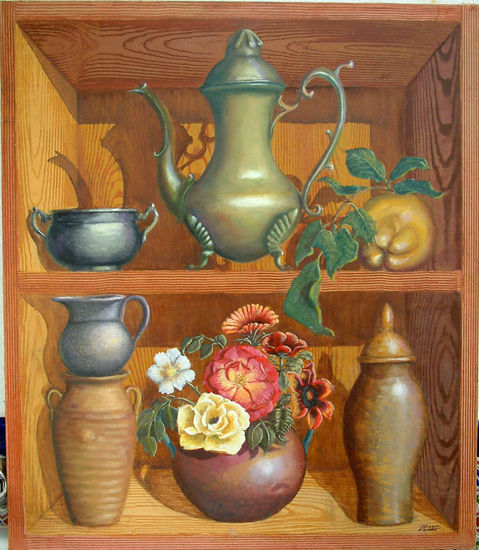 bodegon Oil Panel Still Life Paintings