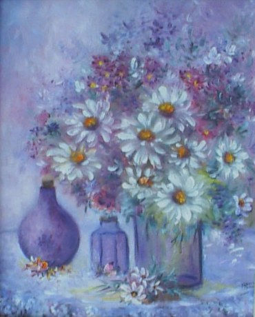 flores Oil Canvas Floral Painting