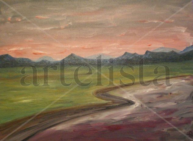 Amanecer 1 Oil Canvas Landscaping