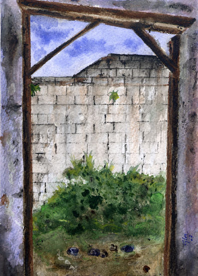 La Chanca (3) Watercolour Paper Landscaping