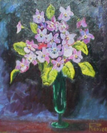 FLORES DE CAMPO Oil Canvas Floral Painting