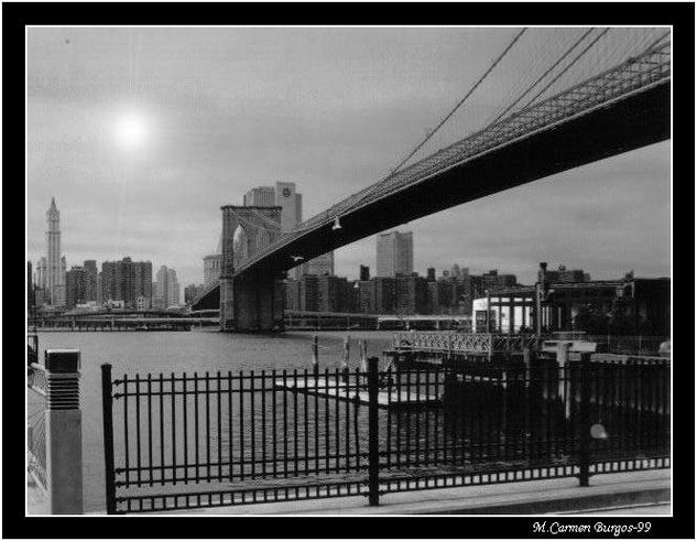 Puente de Brooklyn II Travel Black and White (Manual)