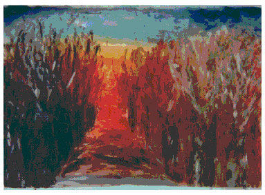 El Bosque Ardiendo Oil Paper Landscaping