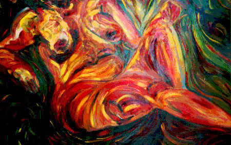 Chochona Oil Panel Nude Paintings