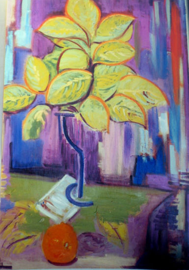 jarron con flores Oil Canvas Still Life Paintings