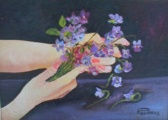 violetas Oil Canvas Landscaping