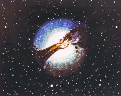 Galaxia Centaurus A Óleo Lienzo