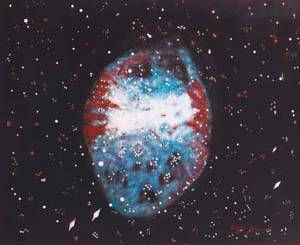 Nebulosa Dummbbell Oil Canvas