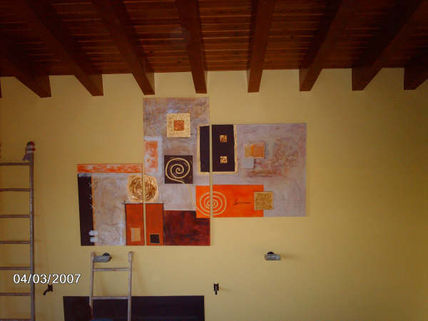 Triptico abstracto
