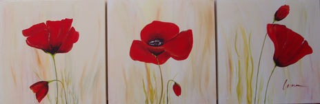 Tres amapolas