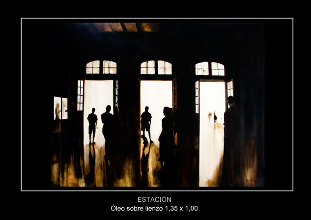 Te espero na estación Oil Canvas Landscaping