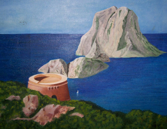 Cala d´Hor Oil Canvas Landscaping