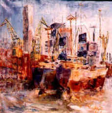 GRUAS Oil Canvas