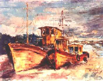 MELLIZOS Oil Canvas