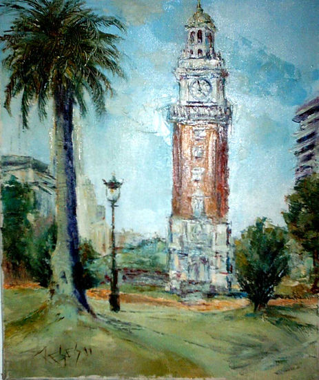 BIG BEN Oil Canvas