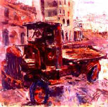 CAMION DEL TREINTA Oil Canvas