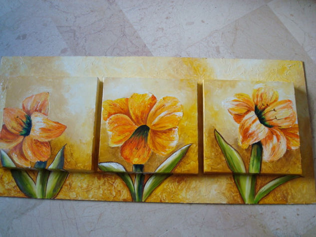 FLORES Oil Canvas Floral Painting