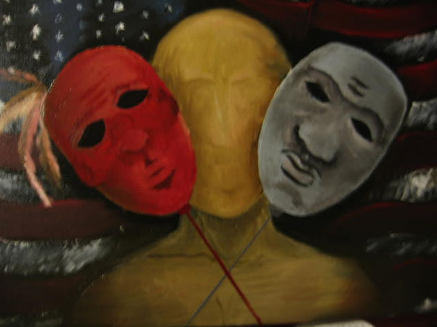 cual es la mascara y cual es el rostro?