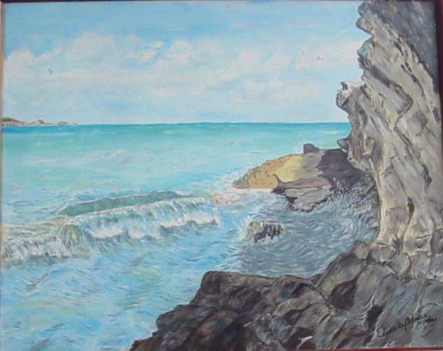 Rincon Margariteño Oil Canvas Landscaping