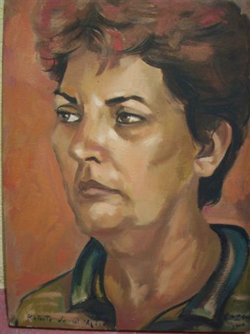 Retrato de mi madre Oil Canvas Landscaping