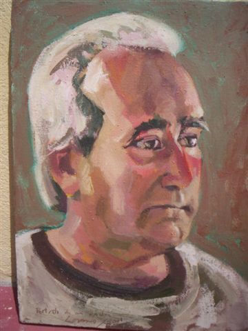 Retrato de mi padre Oil Canvas Landscaping