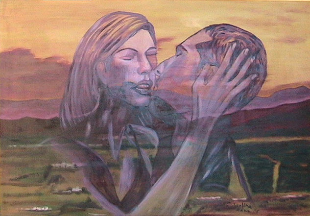 Amor más allá de la muerte Oil Panel Landscaping