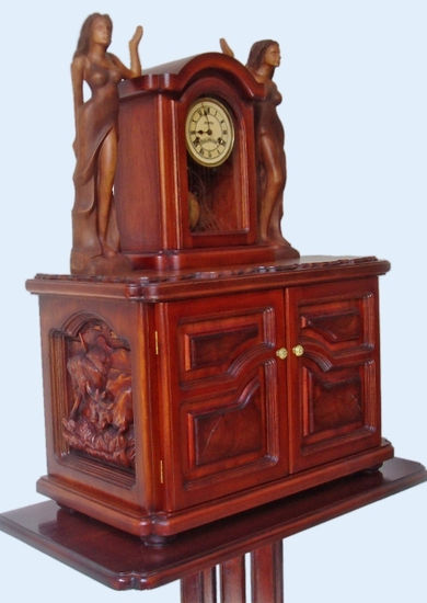 Humidor " El Reloj" Woodwork Wooden objects and furniture