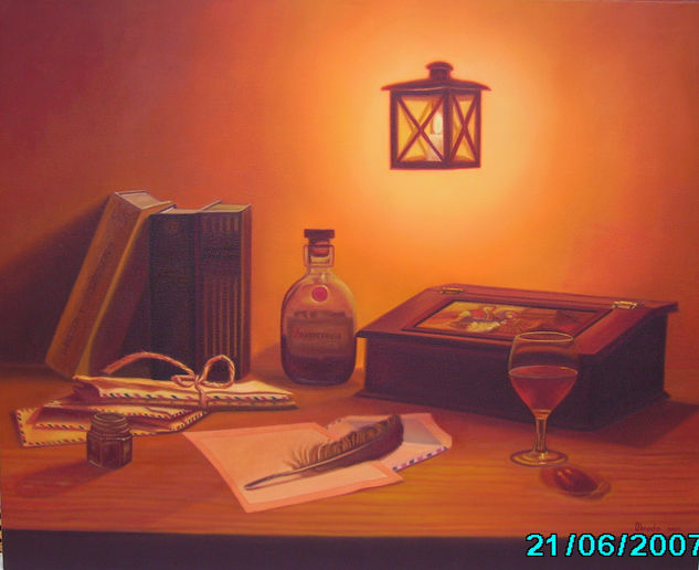 Siempr acompañado Oil Canvas Still Life Paintings