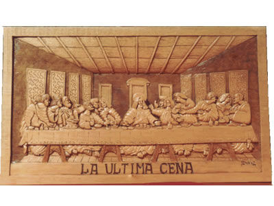 Ultima Cena Carving Wooden objects and furniture