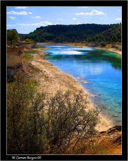 Otoño en la laguna Naturaleza Color (Digital)