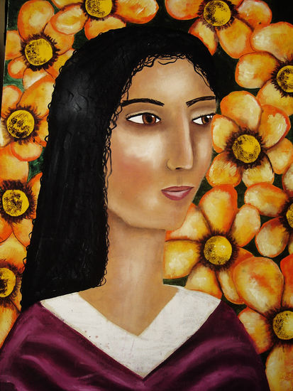 Sin titulo Oil Canvas Portrait