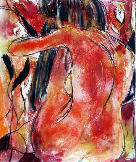 desnudo IV Oil Canvas Figure Painting