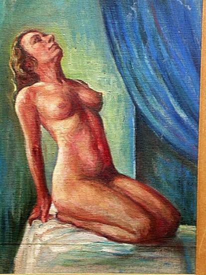 desnudo - mod. nat. Oil Canvas Nude Paintings