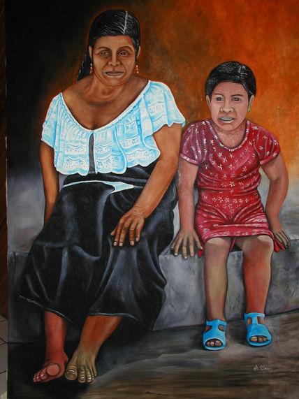 Mujer y niña