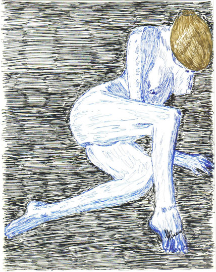 Desnudo azul