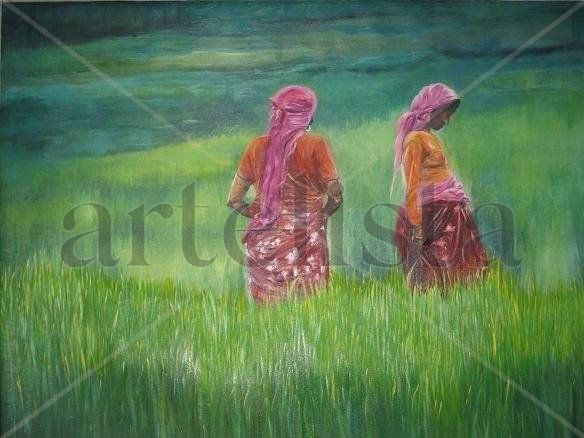 mujeres nepalíes