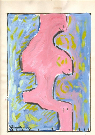 TOTEMI,1983 Gouache Card Others