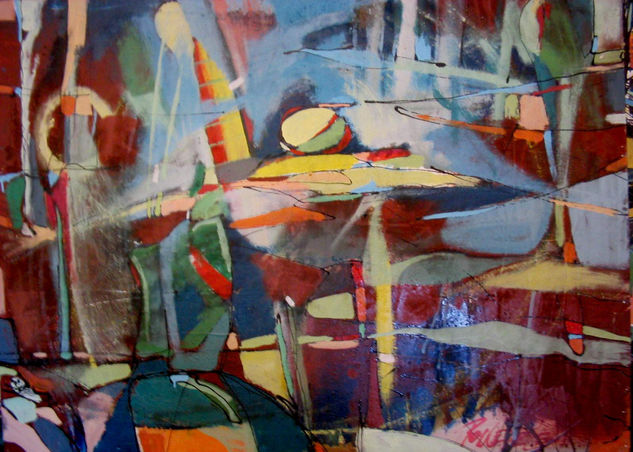 Breve memoria del tiempo Oil Canvas Landscaping