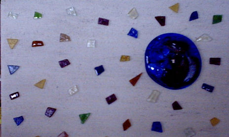 Collage en vidrio