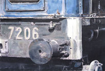 Tren azul