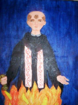 san nicolas Oil Canvas Figure Painting