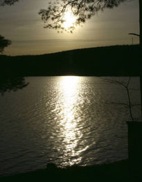 Atardecer en el lago